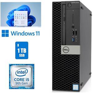 Dell OptiPlex 5070 SFF Core i5-9700 9th Gen 32GB RAM 1TB SSD Wi-Fi Windows 11 Pro