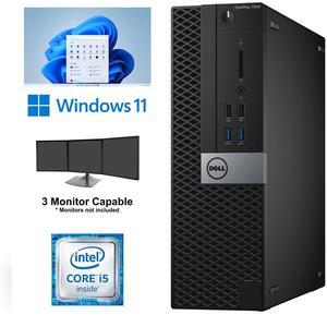 Dell OptiPlex 7040 SFF Core i5 3.2GHz Desktop Computer 16GB RAM 240SSD Windows 11 Wi-Fi
