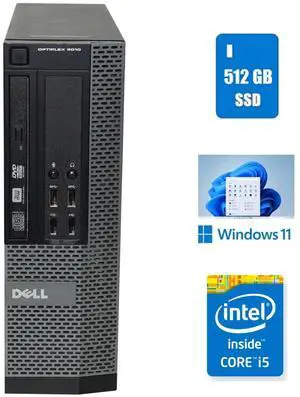 Dell OptiPlex 9010 SSF Core i5 Desktop Computer 32GB Ram 512GB SSD Wi-Fi Windows 11 Pro