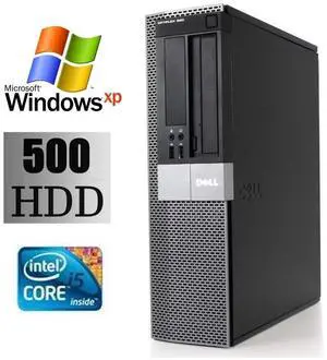 Dell OptiPlex 980 DT Desktop Computer Core i5 4GB Ram 500GB HDD Windows XP Pro