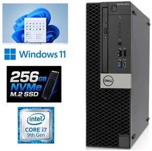 Dell OptiPlex 5070 SFF Desktop Computer Octa-Core i7-9700 9th Gen 16GB RAM 256GB NVMe SSD Wi-Fi Windows 11 Pro (Refurbished) Dell OptiPlex 5070 SFF Desktop Computer Octa-Core i7-9700 9th Gen 16GB RAM 256GB NVMe SSD Wi-Fi Windows 11 Pro (Refurbished)