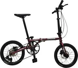 The Origami Lotus packs a lot of performance into a compact and sporty package. Chromoly frame, 16" wheels, 9-speed gear set, 58T chainring, and hydraulic disc brakes.