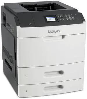 Lexmark MS810dtn Monochrome Laser Printer with New Toner/Drum (40G0410) - Certified Refurbished