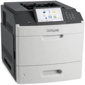 Lexmark MS812de Monochrome Laser Printer with New Toner/Drum (40G0350) - Certified Refurbished