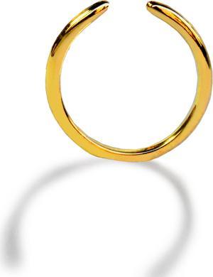 18K Gold Plated Sterling Silver Stacking Band Ring For Women | Vermeil Ring