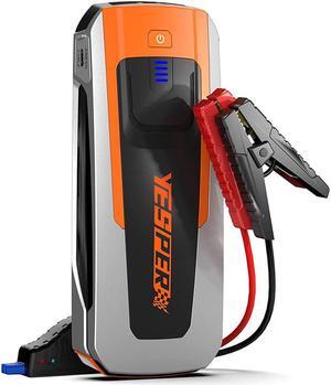Yesper Battery Jump Starter,2160A peak Portable Car Starter with LED &USB QC3.0,12V Auto Car Jumper Starter up to 9.0L Gas/7L Diesel Engines,Jump Box