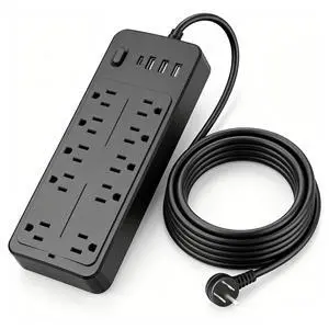Power Bar Extension Cord Outlet Extender, Power Strip Surge Protector USB Ports, Muti-Outlets Ports Desktop Charging Station,Flat Plug,Wall Mount,with Night Light Station,for Home,Office. Power Bar Extension Cord Outlet Extender, Power Strip Surge Protector USB Ports, Muti-Outlets Ports Desktop Charging Station,Flat Plug,Wall Mount,with Night Light Station,for Home,Office.