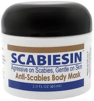 Ovante Scabiesin Anti-Scabies Mask  2.0 oz Jar for Natural Skin Relief, Gentle and Effective Treatment for Itchy, Irritated Skin, Soothes and Restores with Safe, Plant-Based Ingredients"