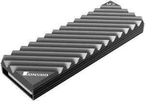 Computer solid-state drive metal heat sink M.2 2280 solid-state drive heat sink aluminum vest passive heat sink gray