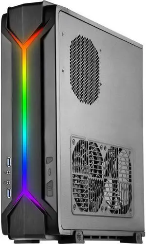 Case for Mini-ITX Motherboards with integrated Addressable RGB Lighting (RVZ03B-ARGB)