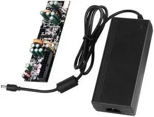 120W power supply kit, 120W DC-DC Powerboard with 120W 12V/10A AC-DC Adapter, 20+4pin motherboard connector, 1x 4+4 EPS (CPU) power connector, 3x SATA connector and 1x4-Pin Peripheral connector