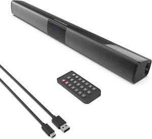 INFIBLA Soundbar Speakers, Bluetooth 5.0 TV Soundbar, HD Audio Stereo Soundbar Surround Sound Home Cinema with Remote Control, Support RCA AUX TF-CARD