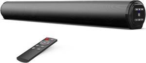 INFIBLA Small Sound Bar for TV with Bluetooth, RCA, USB,AUX Connection, Mini Sound/Audio System for TV Speakers/Home Theater, Gaming, Projectors, 20 watt, 21 inch