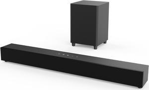 INFIBLA Bluetooth Soundbar With Subwoofer, 2.1 Heavy Bass Surround Sound System, TV Speaker, Home Theater Stereo, Bluetooth 5.0, AUX/USB/Optical/HD(ARC) Connection