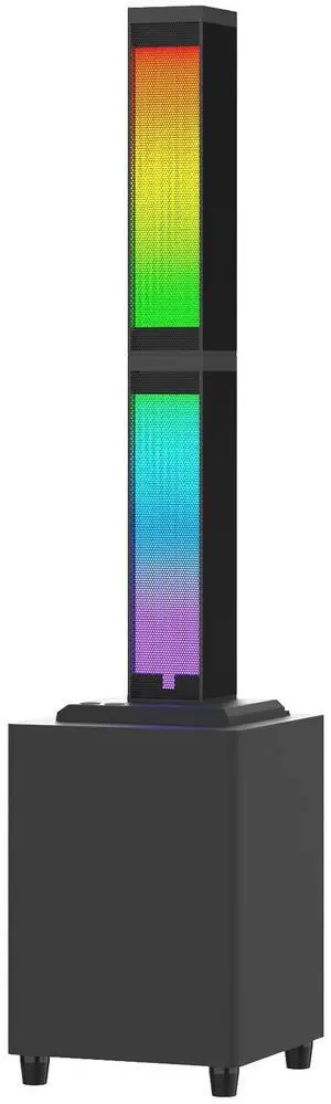 INFIBLA Bluetooth Sound Bar with Subwoofer - 2.1 Bass Surround Sound System, TV Speaker for Home Theater, Bluetooth 5.3, Detachable with RGB Ambient Light