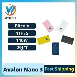 Avalon Nano 3 4TH/S 140W Zero noise Bitcoin Miner