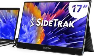 SideTrak Solo 17.3 Portable Monitor for Laptop | Freestanding Full HD 1080p LED USB Laptop Dual Screen with Cover | 60Hz | Blue Light Filter | USB/HDMI