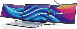 SideTrak Swivel Pro Touch Triple 13.3 + Stylus Bundle | Ultra Slim Nesting Attachable Portable Touchscreen Monitors with Stylus | FHD IPS Rotating Dual Touchscreen USB-C Monitor | PC & Chrome