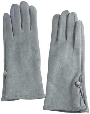 Women Winter Warm Gloves With Touch Screen Fingers, Touchscreen Texting Fleece Lined Windproof Driving Glove W-G-2 (Grey)