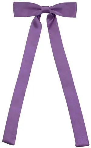 SYAYA Ladies Party Long Pre Adjustable Bow Tie Womens Girl Necktie Bowtie for Women Ties WT01 (Lavender)