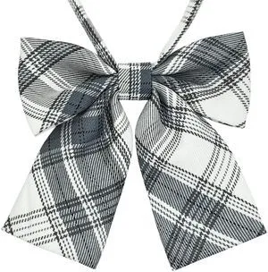 SYAYA Bow Tie for Women, Pre-Tied Anime Bowtie Adjustable for School Grils, JK-Uniform, Choir T-shirts, Cosplay & Waitress (Black Plaid) SYAYA Bow Tie for Women, Pre-Tied Anime Bowtie Adjustable for School Grils, JK-Uniform, Choir T-shirts, Cosplay & Waitress (Black Plaid)