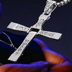 Men 18K Gold/Silver Plated Cross Pendant Necklace Genuine Austrian Crystal Fashion Costume Women Necklaces Jewelry Silver