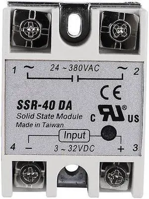 24-480v 40a Solid State Relay Module Single Phase Semi-conductor Relay Shield Board For 3d Printer Parts Accessories 24-480v 40a Solid State Relay Module Single Phase Semi-conductor Relay Shield Board For 3d Printer Parts Accessories