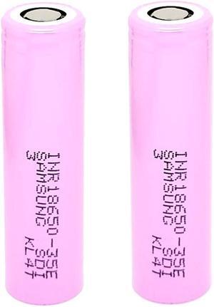 2PCS 18650 35E Samsung Replacement Battery 3.7V 3500mAh 8A Li-ion For Flashlight Torch Battery Pack Rechargeable Battery