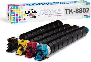 Compatible Kyocera TK-8802, Ecosys P8060cdn Toner (CMYK, set of 4)