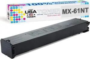 MADE IN USA TONER Compatible Replacement for Sharp MX-61NT, MX3050, MX3070, MX5070, MX2651, MX3051, MX3061, MX3071, MX3551, MX3561, MX3571, MX4051, MX4061 (Black, 1 Cartridge) MADE IN USA TONER Compatible Replacement for Sharp MX-61NT, MX3050, MX3070, MX5070, MX2651, MX3051, MX3061, MX3071, MX3551, MX3561, MX3571, MX4051, MX4061 (Black, 1 Cartridge)