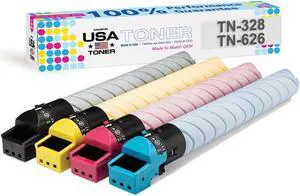 MADE IN USA TONER Compatible Replacement for use in Konica Minolta TN328K, TN328C, TN328M, TN328Y, bizhub C250i, C300i, C360i