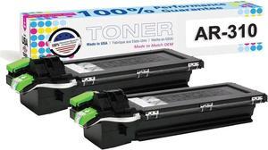 MADE IN USA TONER Compatible Replacement for Sharp AR-310NT AR-235 236 257 275 M208 AR-M237 M257 M277 M317 (Black, 2-Pack)