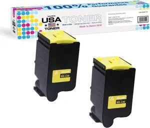MADE IN USA TONER Compatible Replacement for Sharp MX-C30NTY, MX-C250F, C300P, C300W, C301W, C303W, C304W, C305W, C306W (Yellow, 2 Pack) MADE IN USA TONER Compatible Replacement for Sharp MX-C30NTY, MX-C250F, C300P, C300W, C301W, C303W, C304W, C305W, C306W (Yellow, 2 Pack)
