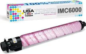 MADE IN USA TONER Compatible Replacement for Ricoh IM C4500, IM C5500, IM C6000, 842281 (Magenta, 1 Cartridge)