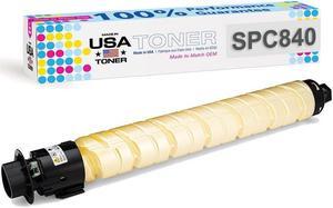 Compatible Ricoh SPC840dn, SP C842, SP C840A, 821256 Yellow Toner