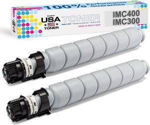 Compatible Ricoh, Savin IM C300, IM C400, IM C 300F, IMC 400F, IMC 400SRF toner High Yield (Black, 2 cartridges)