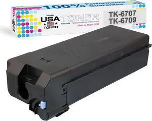MADE IN USA TONER Compatible Replacement for use in Kyocera Copystar TASKalfa 6500i, 6501i, 8000i, 8001i, TK-6707, TK-6709 (Black,1 Cartridge)