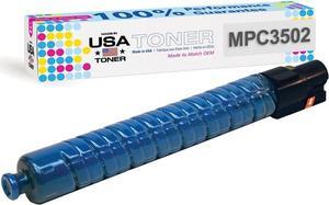MADE IN USA TONER Compatible Replacement for Ricoh Savin MP C3002 MP C3502 MPC3002 MPC3502, 841738, 841650 (Cyan)