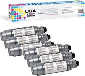 MADE IN USA TONER Compatible Replacement for Ricoh Aficio MP 1022, 1027, 1032, MP2510, MP2550, MP3010, MP2851, MP2553, MP3053, Toner 2120D, 841337, 888169 (Black, 6 Pack)
