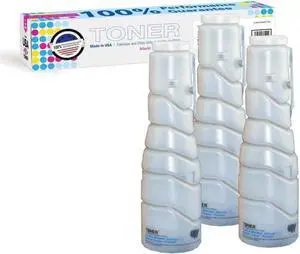 MADE IN USA TONER Compatible Replacement for Konica Minolta® TN211, 8938-413 (Black, 3 cartridges)