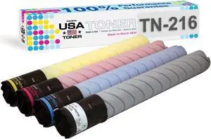 MADE IN USA TONER Compatible Replacement for use in Konica Minolta TN216, TN319, bizhub C220,C280,C360 (Black,Cyan,Yellow,Magenta, 4 cartridges) MADE IN USA TONER Compatible Replacement for use in Konica Minolta TN216, TN319, bizhub C220,C280,C360 (Black,Cyan,Yellow,Magenta, 4 cartridges)