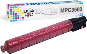 MADE IN USA TONER Compatible Replacement for Ricoh Savin MP C3002, MP C3502, MPC3002, MPC3502, 841737, 841649 (Magenta)