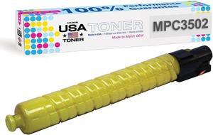 MADE IN USA TONER Compatible Replacement for Ricoh Savin MP C3002, MP C3502, MPC3002, MPC3502, 841736, 841648 (Yellow)