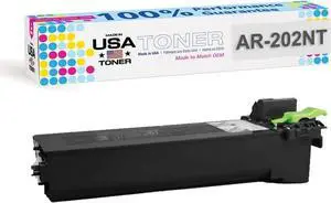 MADE IN USA TONER for Sharp AR202NT, AR 162, AR 201, AR M160, AR M207 (Black, 1 Cartridge)
