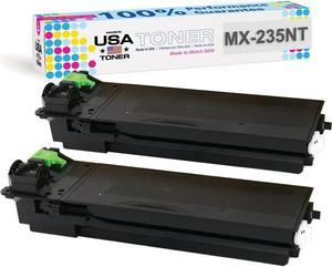 MADE IN USA TONER Compatible Replacement for Sharp MX235NT, MX-M182, MX-M182D, MX-M202D, MX-M232D, AR-5618, AR-5620, AR-5623D (Black, 2 Pack)