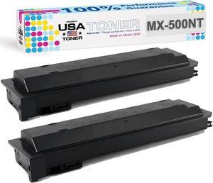 MADE IN USA TONER Compatible Replacement for Sharp MX500NT,MX-M282, MX-M283, MX-M362, MX-M363, MX-M452, MX-M453, MX-M502, MX-M503 (Black, 2-Pack)
