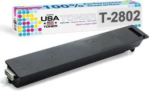 Made in USA Compatible Toner Replacement for Toshiba e-Studio 2802AF, 2802AM, T-2802U T2802U(1 Cartridge)