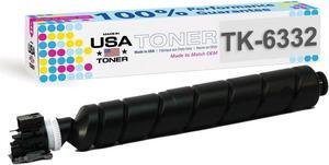 MADE IN USA TONER Compatible Replacement for use in Kyocera Ecosys P4060dn, TK6332K TK-6332K, 1T02RS0US0 (Black, 1 Cartridge)