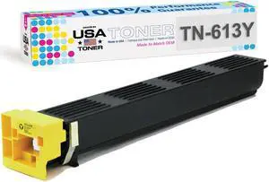 Compatible Konica Minolta Bizhub C452, C552, C652, TN613Y, TN-613Y Toner (Yellow)