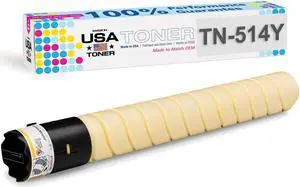 Compatible Konica Minolta TN514Y, Bizhub C458, C558, C658 toner (Yellow)